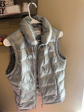 Calvin Klein Silver Puffer Vest
